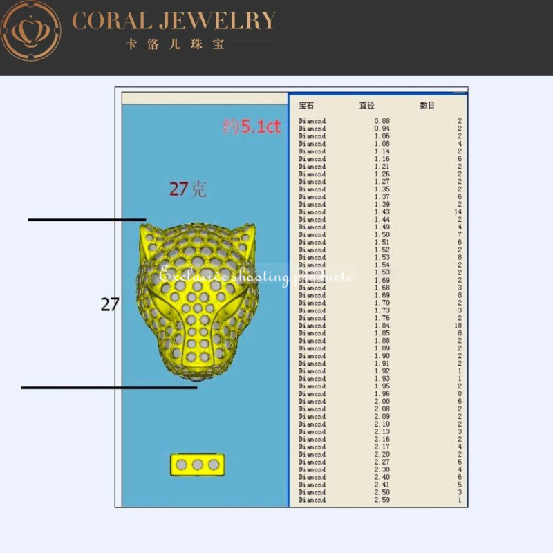 Cartier Panthère de Cartier N7408238 Necklace Yellow Gold Pave Diamond 5