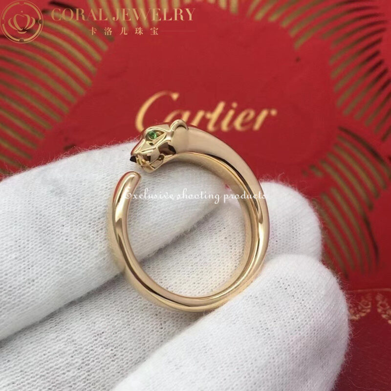 Cartier B4230000 Panthère De Cartier Ring Rose Gold Tsavorite 5