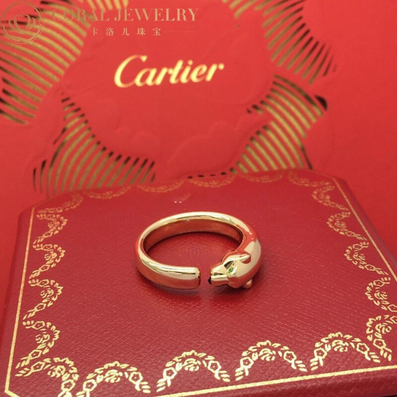 Cartier B4230000 Panthère De Cartier Ring Rose Gold Tsavorite 3