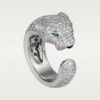 Cartier Panthère De N4225200 Cartier Ring White Gold Diamonds Emeralds Onyx 1