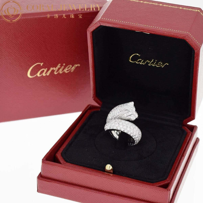 Cartier Panthère De Cartier Ring White Gold La Calda Panthere de Cartier4