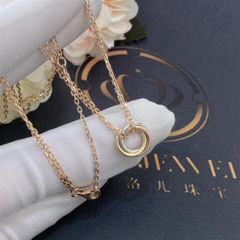 Cartier Trinity Necklace B7218200 White Gold Yellow Gold Rose Gold 5