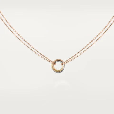 Cartier Trinity Necklace B7218200 White Gold Yellow Gold Rose Gold 1