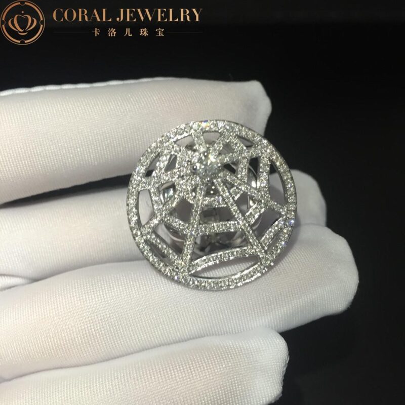 Chaumet Attrape Moi White Gold Diamond Ring Coral 77