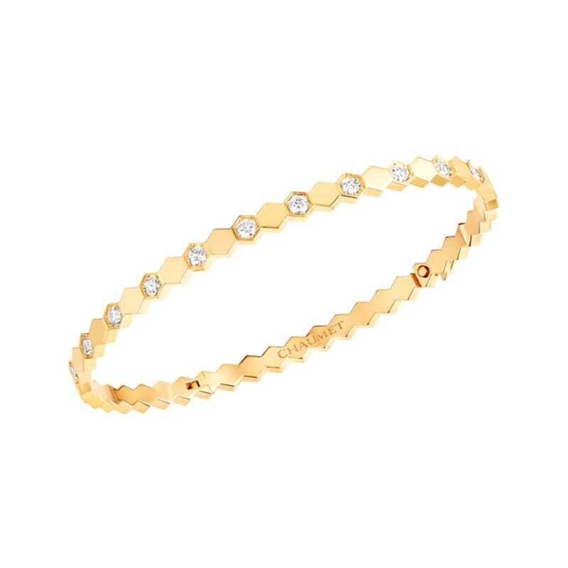 Chaumet Bee My Love Bracelet 083439 Yellow gold diamonds 2