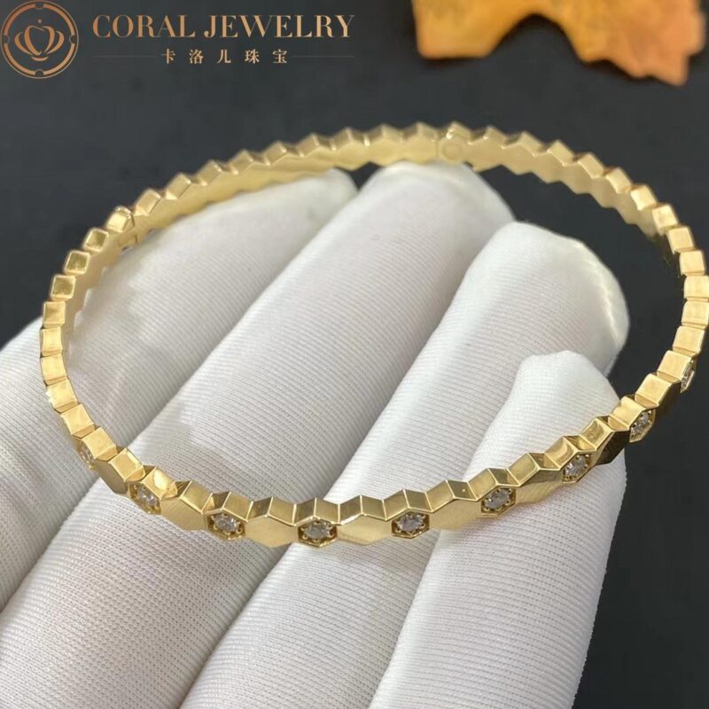 Chaumet Bee My Love Bracelet 083439 Yellow gold diamonds 6