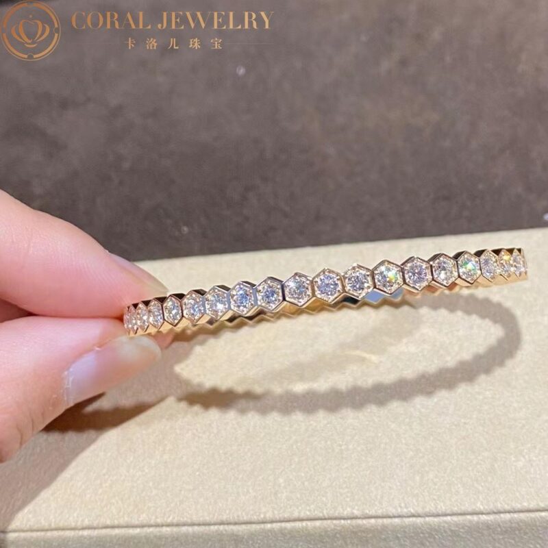 Chaumet Bee My Love Bracelet 083440 Yellow gold diamonds 11