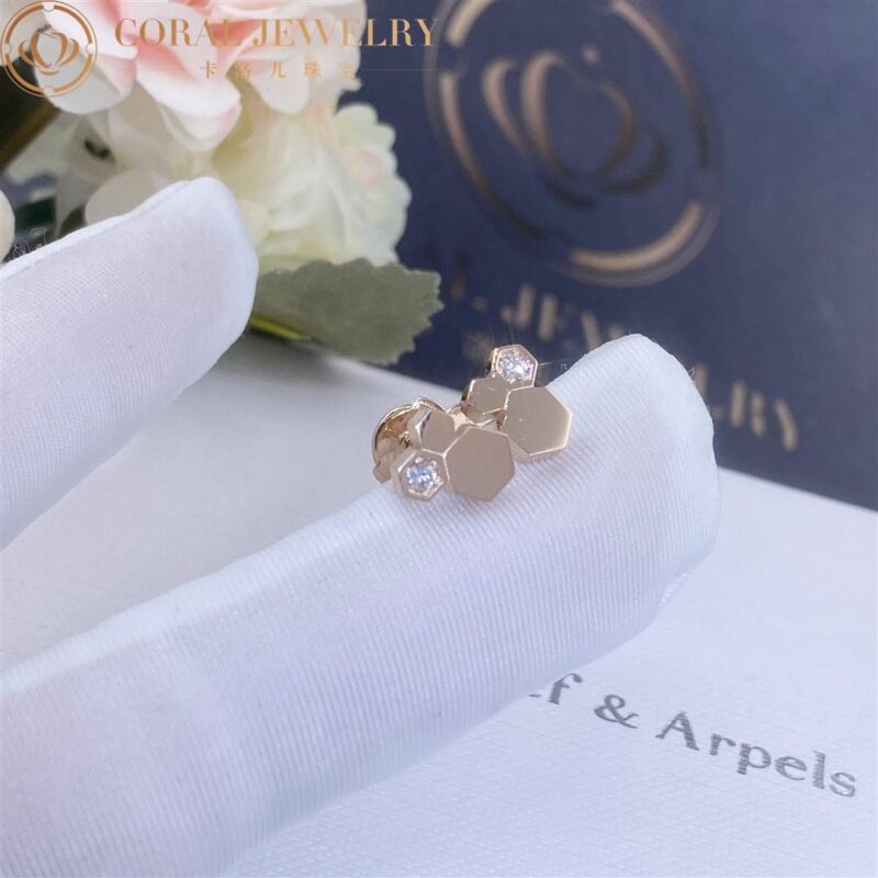 Chaumet Bee My Love Earrings 083985 Rose gold diamonds 6