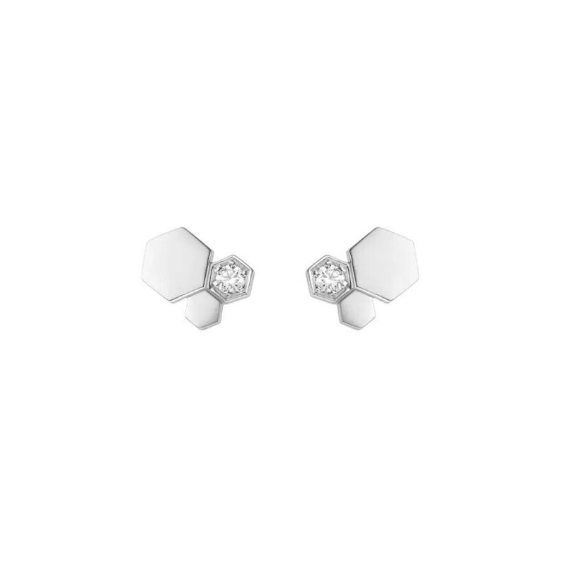 Chaumet Bee My Love Earrings 083984 White gold diamonds 1