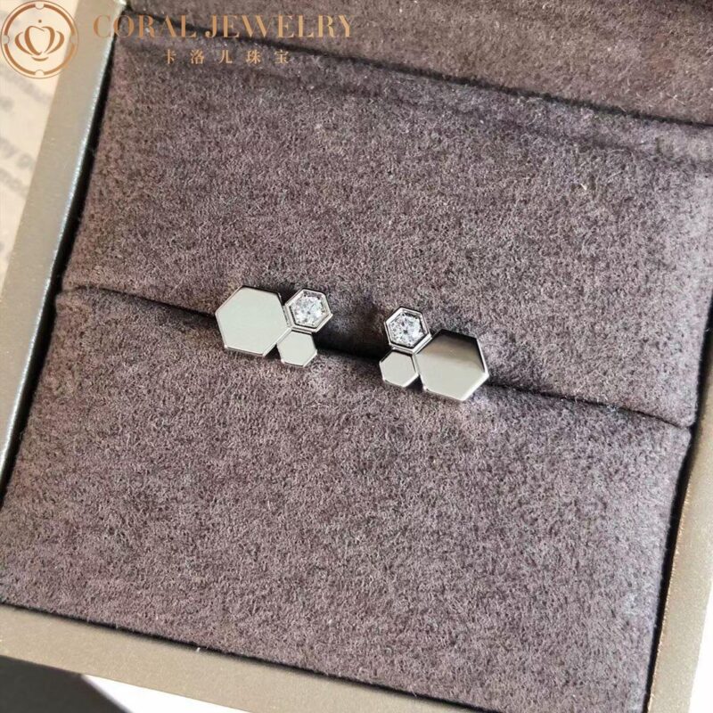 Chaumet Bee My Love Earrings 083984 White gold diamonds 9