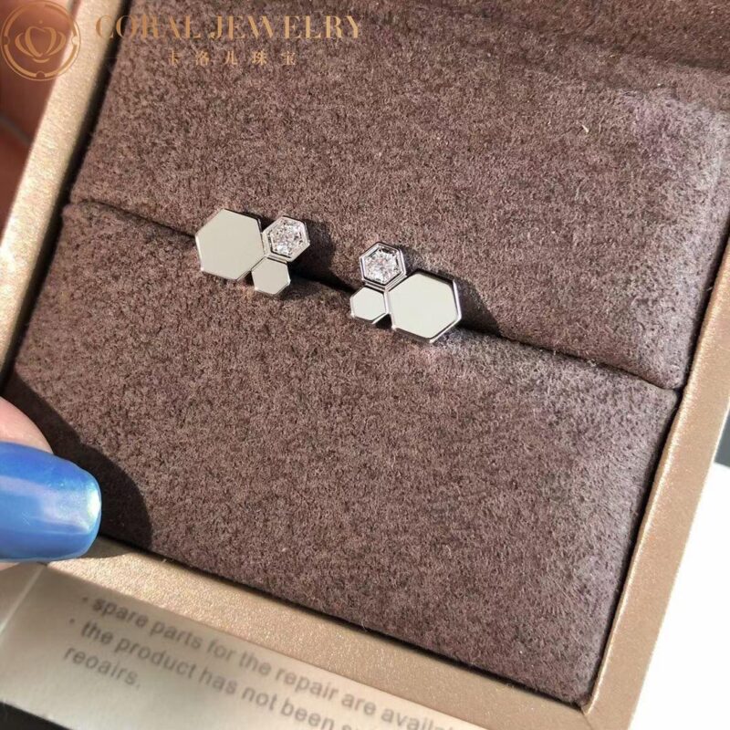 Chaumet Bee My Love Earrings 083984 White gold diamonds 8