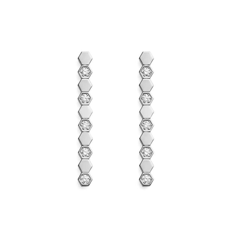 Chaumet Bee My Love Earrings 083990 White gold diamonds 1