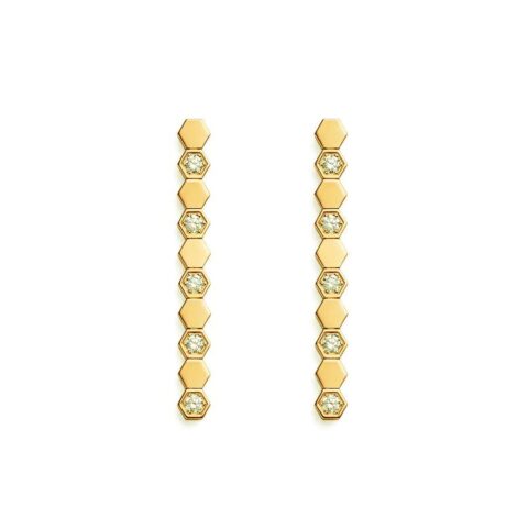 Chaumet Bee My Love Earrings Yellow gold diamonds 083993 1