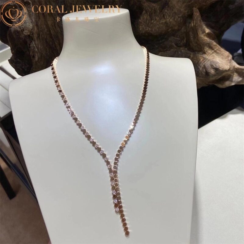 Chaumet Bee My Love 083989 Necklace Rose gold diamonds 22