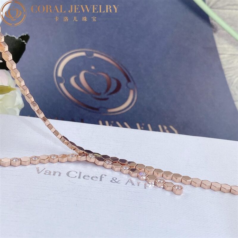 Chaumet Bee My Love 083989 Necklace Rose gold diamonds 5