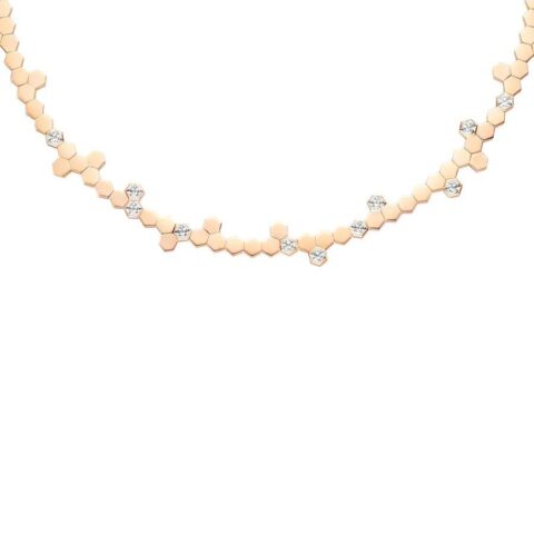 Chaumet Bee My Love 085089 Necklace Rose gold diamonds 2