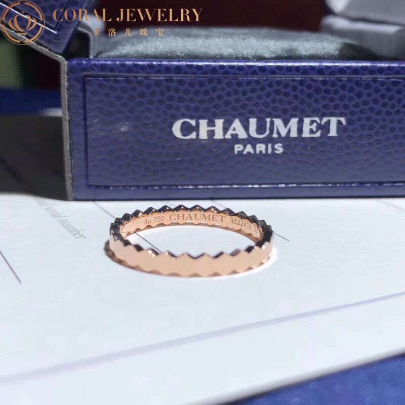 Chaumet Bee My Love Ring 081931 Rose gold 2.5 mm 9