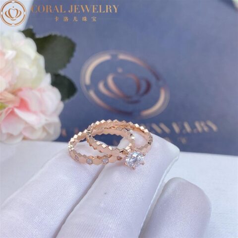Chaumet Bee My Love Ring 081933 Rose gold diamonds, 2.5mm 8