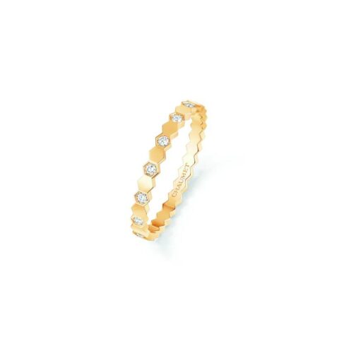 Chaumet Bee My Love Ring 081932 Yellow gold diamonds 2.5 mm 2