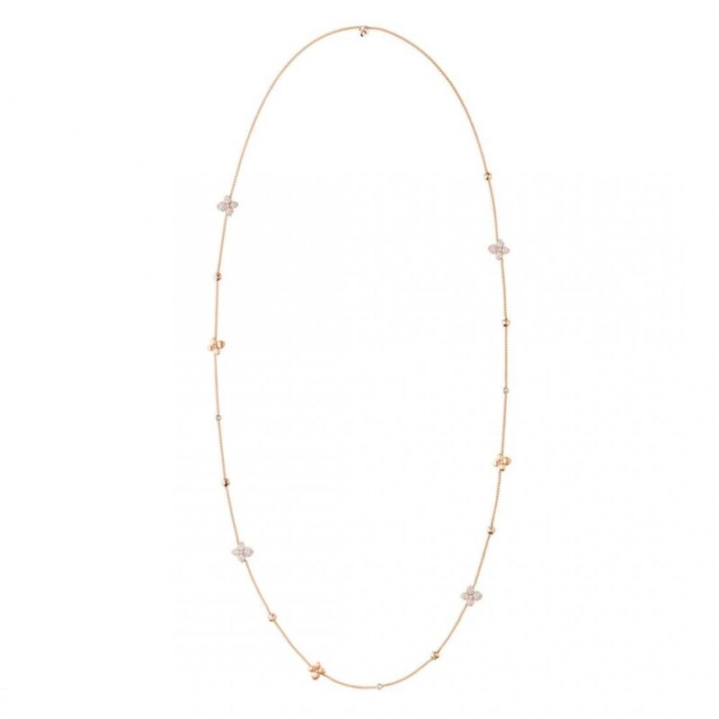 Chaumet Hortensia 083168 Astres d’Or Pink Gold Diamond Necklace 1