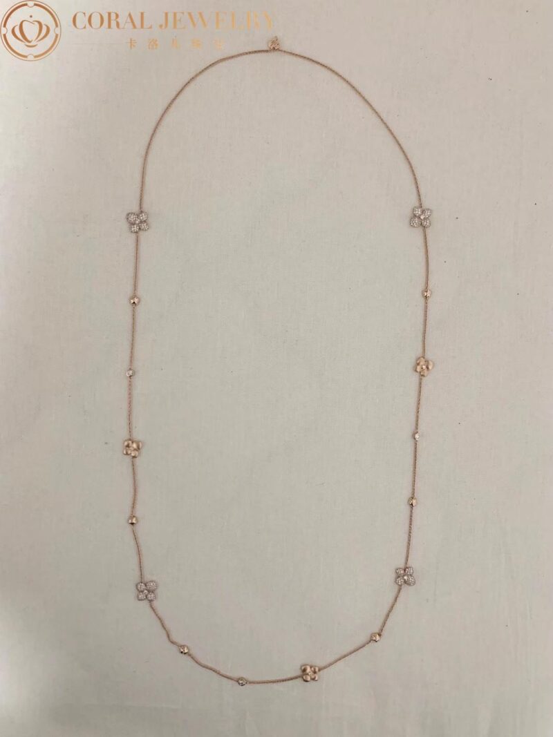 Chaumet Hortensia 083168 Astres d’Or Pink Gold Diamond Necklace 3