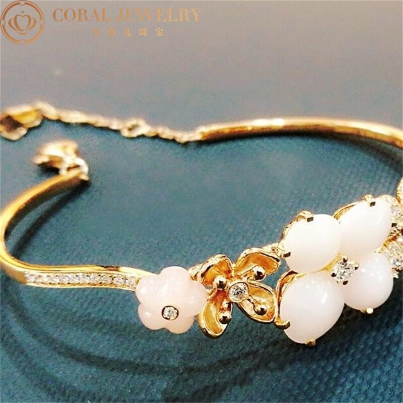 Chaumet Hortensia Bracelet 082789 18-kt Rose Gold Rose Sapphire and Diamonds 7