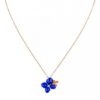 Chaumet Hortensia 083147 Eden Pink Gold Lapis lazuli Diamond Pendant 2