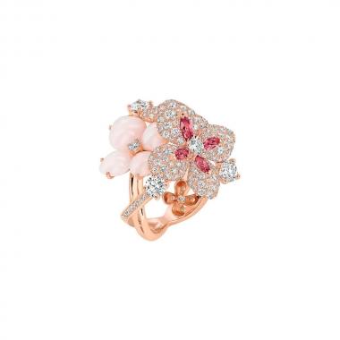 Chaumet Hortensia Opal 082477, Sapphire and White Diamonds Ring 2