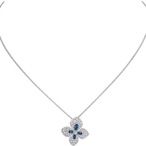 Chaumet 082997 Hortensia Voie Lactée White Gold and Diamonds and Sapphires 2