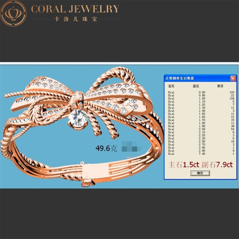 Chaumet Insolence Bracelet 082964 White Gold Rose Gold Diamonds 2