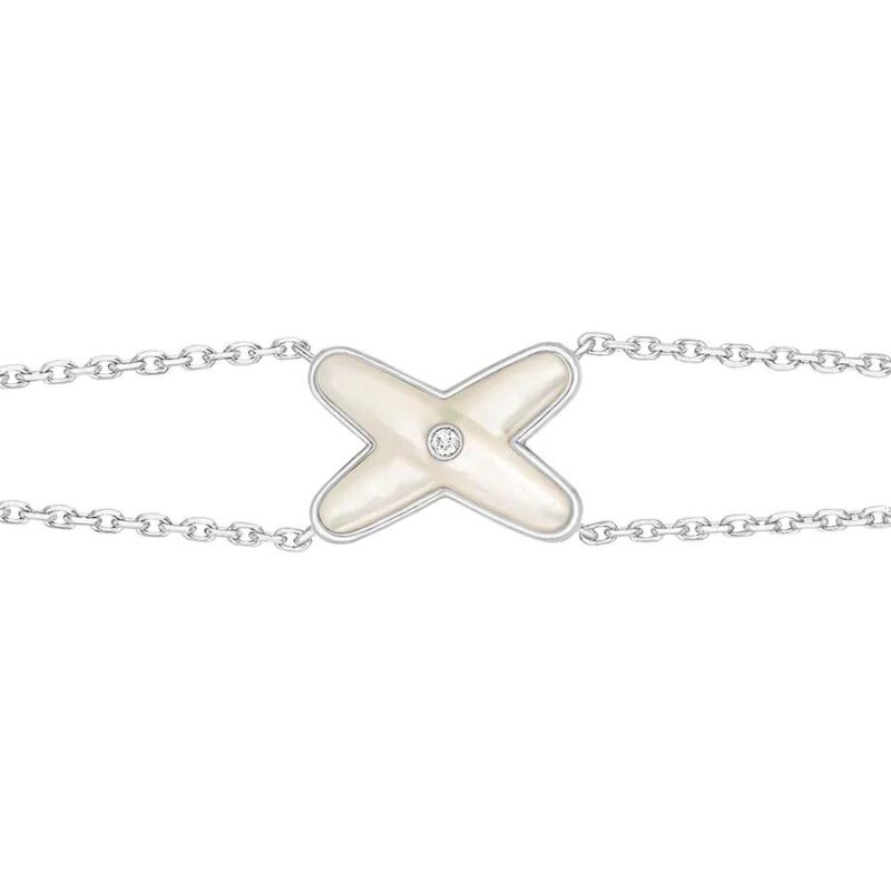 Chaumet 083163 Jeux De Liens Bracelet White Gold Mother-of-pearl Diamond 2