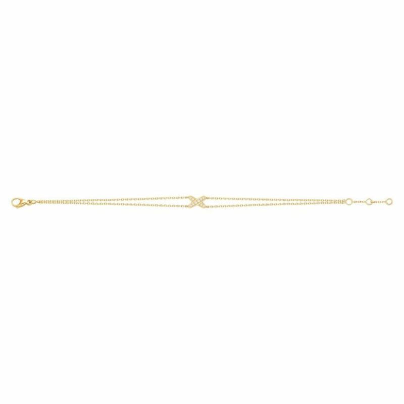 Chaumet 082115 Jeux De Liens Bracelet Yellow gold Diamonds 1