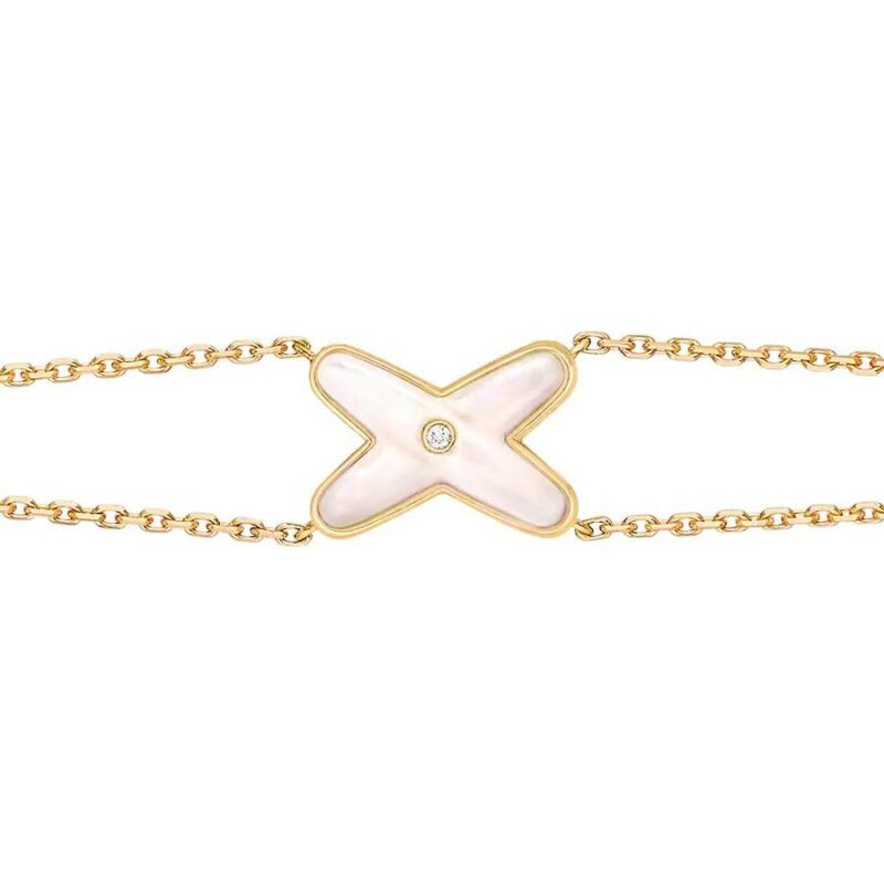 Chaumet Jeux De Liens 082933-YG Bracelet Yellow Gold Mother-of-pearl Diamond1