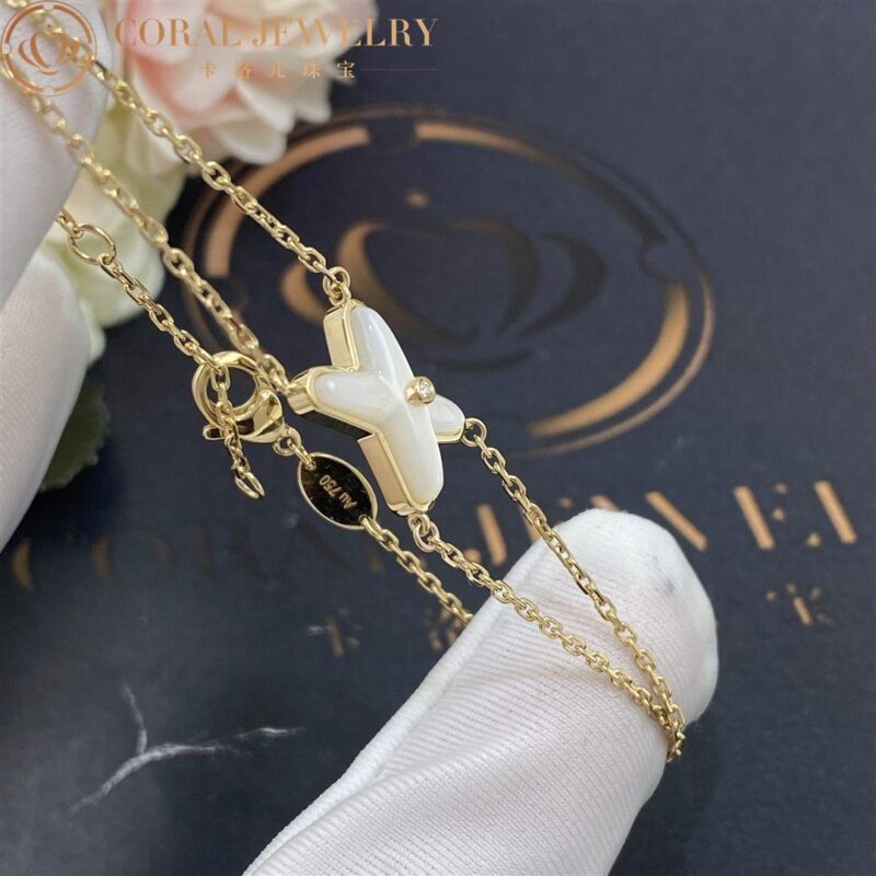 Chaumet Jeux De Liens 082933-YG Bracelet Yellow Gold Mother-of-pearl Diamond 3