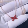 Chaumet 085108 Jeux De Liens Carnelian Pendant Rose Gold Carnelian Diamond 11