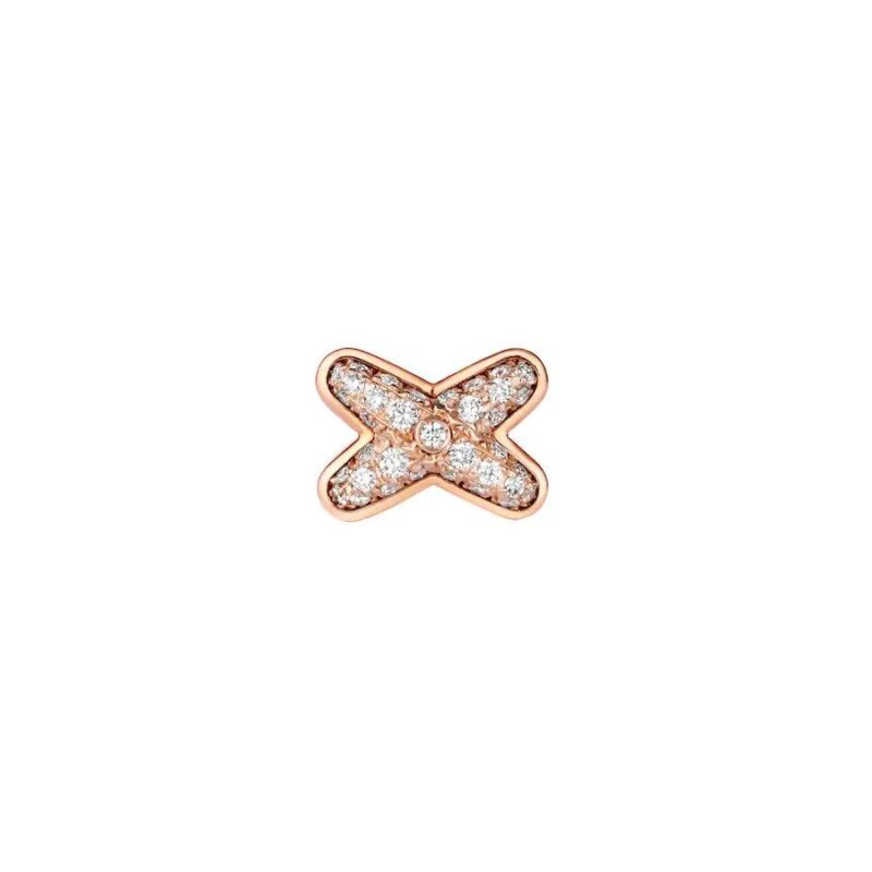 Chaumet JEUX DE LIENS 083468 EARRING Rose gold diamonds 2