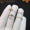 Chaumet Jeux de Liens 080048 Earrings Rose Gold Diamonds 2