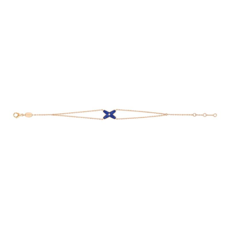 Chaumet Jeux De Liens Onyx Bracelet Rose Gold Lapis lazuli Diamond 085122 1