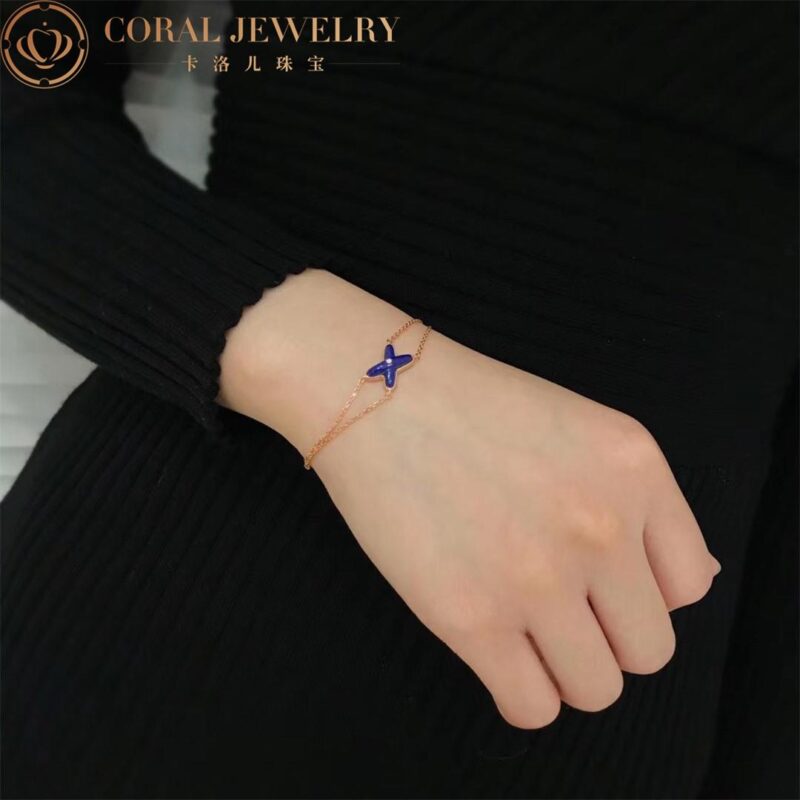 Chaumet Jeux De Liens Onyx Bracelet Rose Gold Lapis lazuli Diamond 085122 2