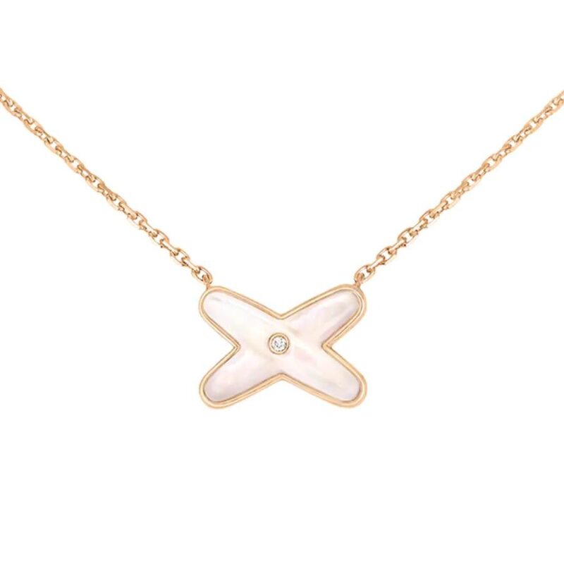 Chaumet Jeux De Liens Pendant 082930 Rose Gold Mother-of-pearl Diamond 2