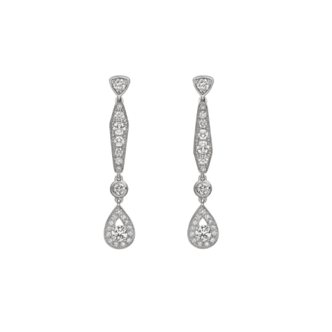 Chaumet 081786 Joséphine white-gold diamond earrings 1