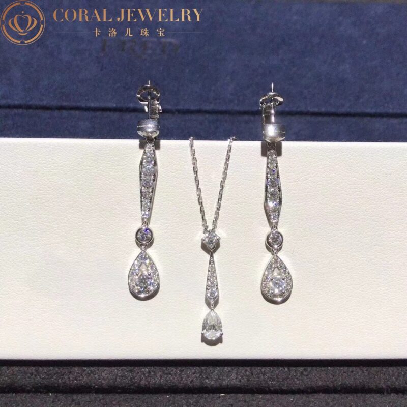 Chaumet 081786 Joséphine white-gold diamond earrings 2
