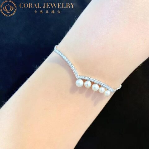 Chaumet Joséphine Aigrette Bracelet 083295 White Gold Pearls Diamonds 7