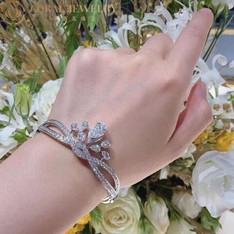 Chaumet 082663 Joséphine Aigrette Impériale Bracelet Platinum White Gold Diamonds 5