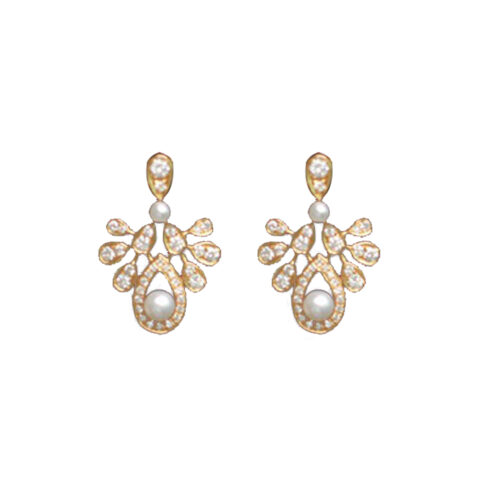 Chaumet 083251 Joséphine Aigrette Impériale Earrings Rose Gold Pearls Diamonds 1