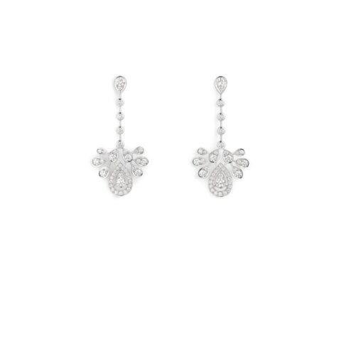 Chaumet Joséphine Aigrette Impériale Earrings 083102 White Gold Diamonds 2