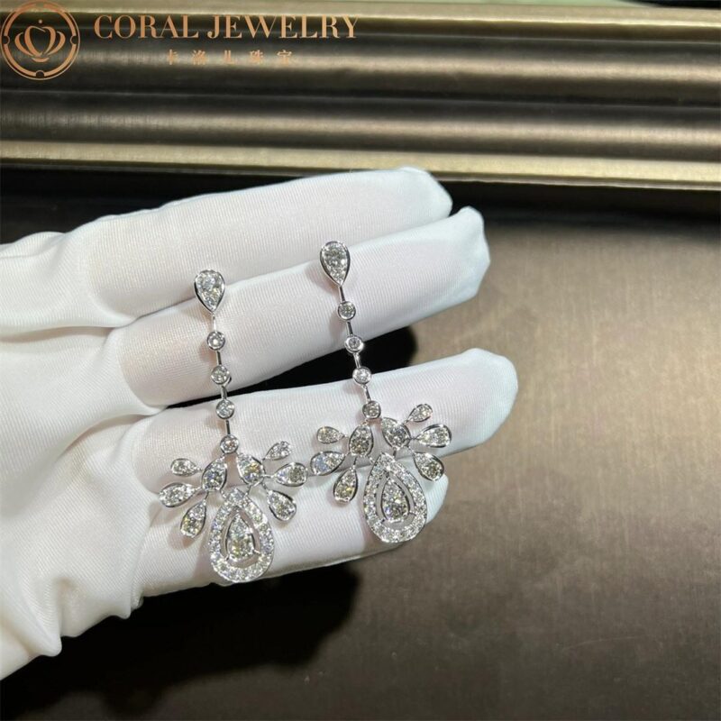 Chaumet Joséphine Aigrette Impériale Earrings 083102 White Gold Diamonds 9
