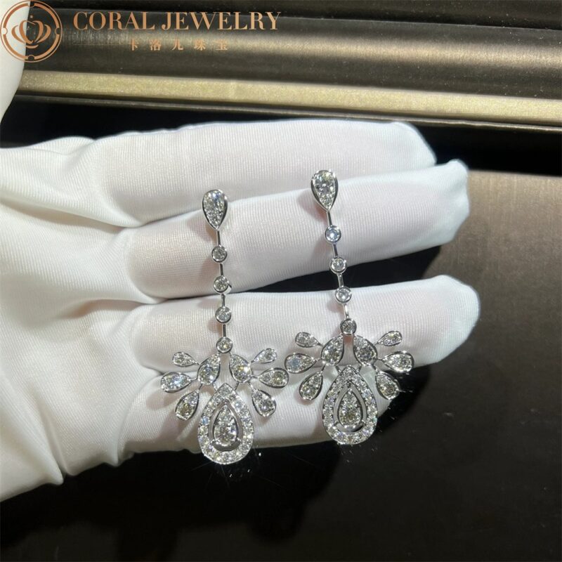 Chaumet Joséphine Aigrette Impériale Earrings 083102 White Gold Diamonds 8