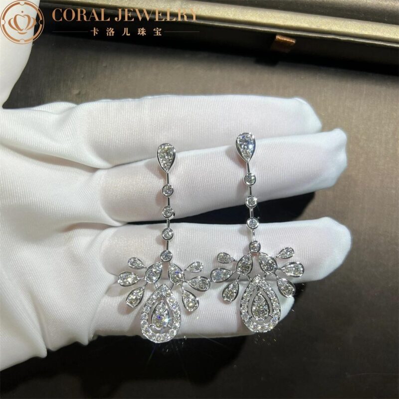Chaumet Joséphine Aigrette Impériale Earrings 083102 White Gold Diamonds 7