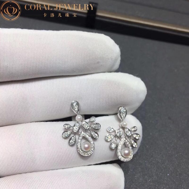 Chaumet 083251 Joséphine Aigrette Impériale Earrings White Gold Pearls Diamonds 3